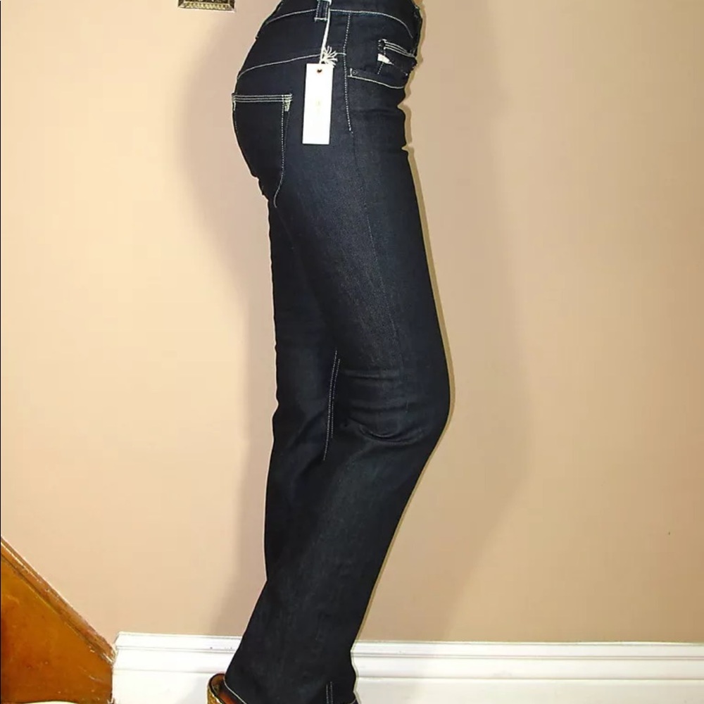 🆕 Diesel Brucke Straight Leg High Waist Jeans Dark Y2K Vintage Low Rise - Picture 2 of 9